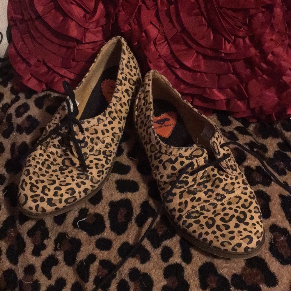 Cheetah dress sneakers from ModCloth